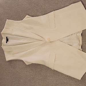 Theory White Cotton Vest